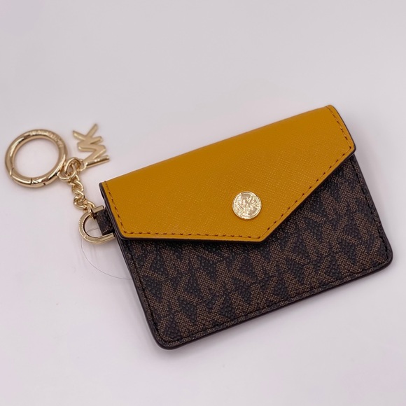 Michael Kors KALA SM FLP KY CRD CS MARIGOLD - Picture 2 of 5